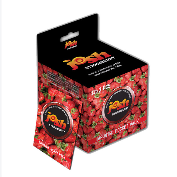 Buy Online JOSH Super Strong Strawberry Bulk Dispenser Condoms Pakistan