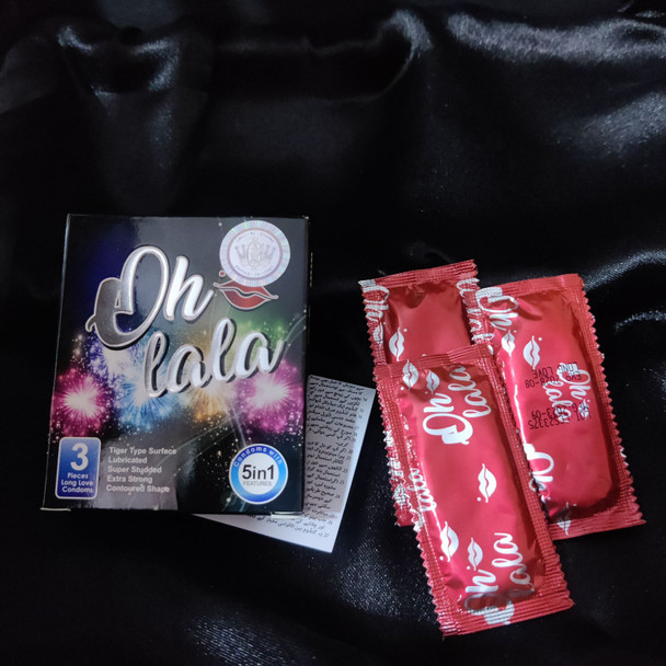 Oh LaLa Long Love Condoms - 3pcs