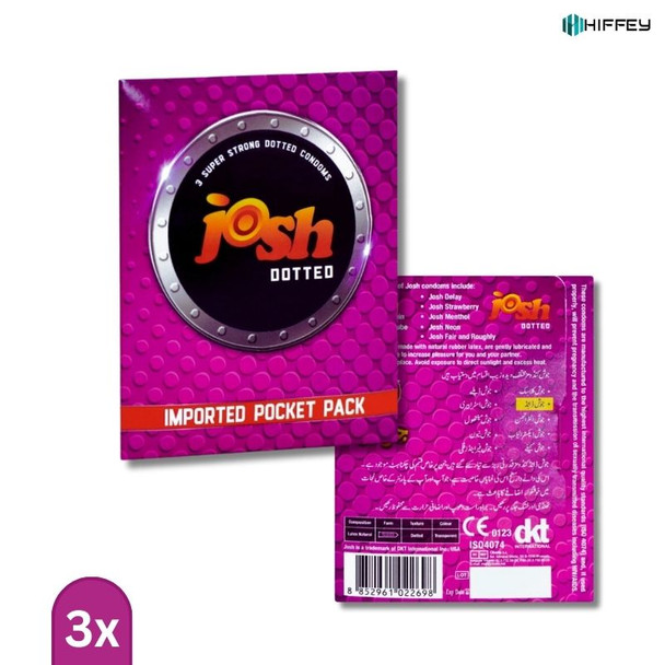 Buy Online Now Josh Dotted Condom Pakistan