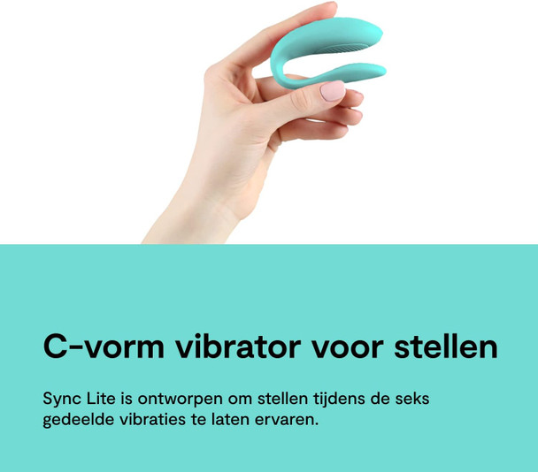 We-Vibe Rechargeable C Type Couples Vibrator - Control With Mobile App ( Used )
