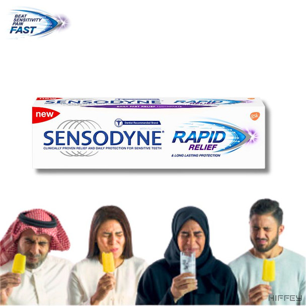 Get Instant Relief with Sensodyne Rapid Relief Toothpaste - 100ml