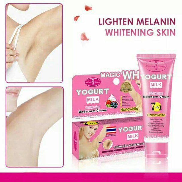 Effective underarm whitening solution: Aichun Beauty Yogurt Milk Cream