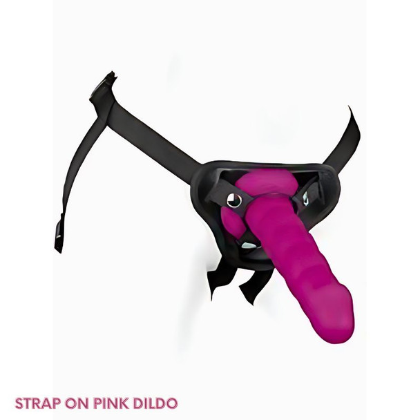 Online Buy Strap-on dildo, Silicone dildo, Pink dildo, Adult toy, Pleasure device, Intimate product Pakistan
