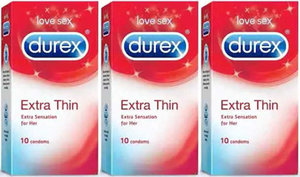Durex Invisible Extra Thin 12 Condoms
