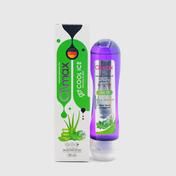 Climax Aloe Vera Cool & Ice Sensation Lubricant Gel for Intimacy