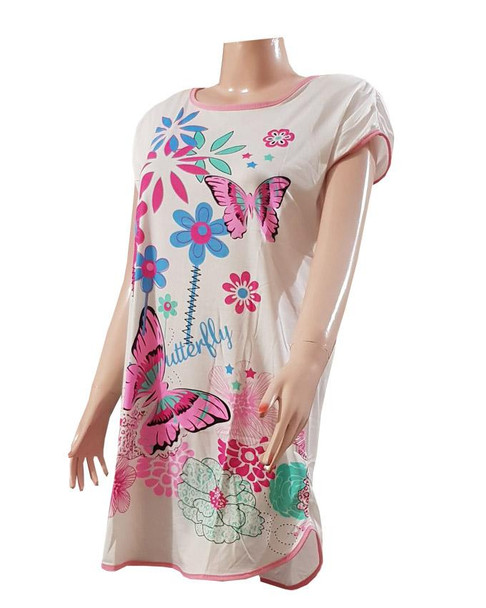 Ladies Casual Flowers Printed T-Shirt - Hiffey