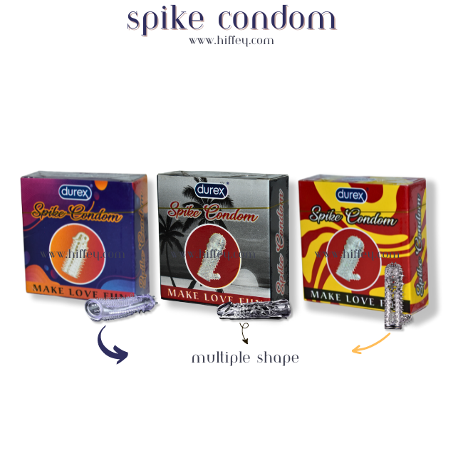 Crystal Sleeve Silicone Spike Condoms