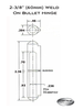 FSS 060 Weld On Hinge Schematic