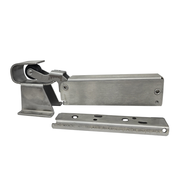 Kason 1094 Stainless Steel Closer with Offset Keeper.