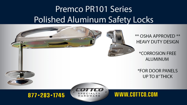 Perco Lock Premco Polished Aluminum PR101 Safety Lock In Stock @ Cottco.com