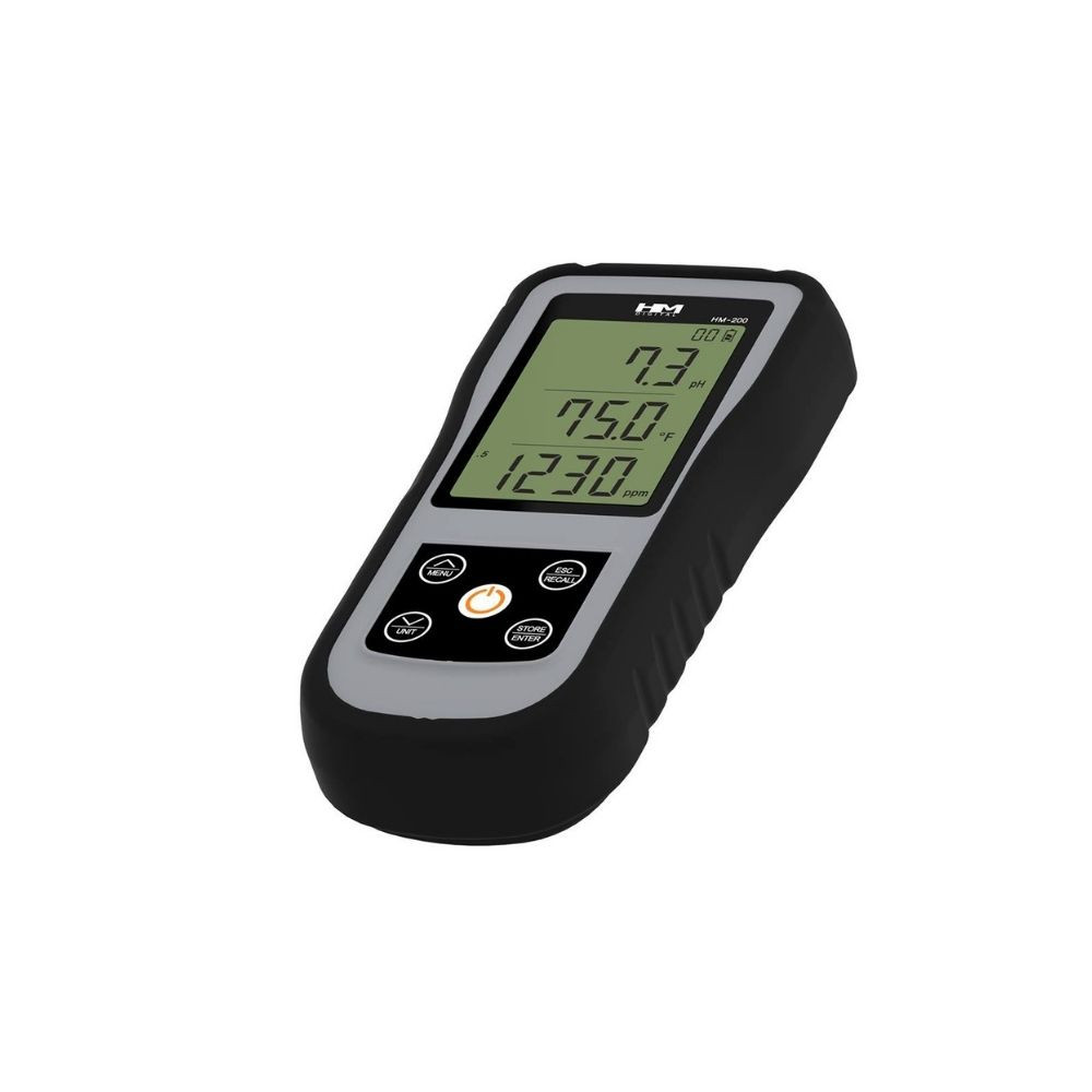 HM Digital HM-200: Portable pH/EC/TDS/Temp Monitor