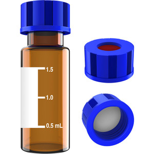 HPLC Vials Amber Glass with Screw Neck 2mL