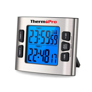 ThermoPro TM02 Dual Digital Kitchen Timer ThermoPro TM02 Dual Digital Kitchen Timer