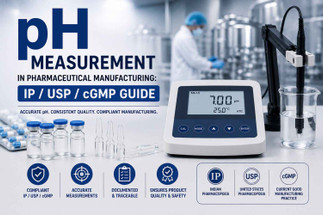 pH Measurement in Pharmaceutical Manufacturing: IP/USP/cGMP Guide