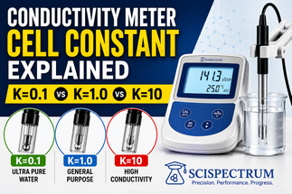 Conductivity Meter Cell Constant Explained: K=0.1 vs K=1.0 vs K=10