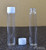 SCISPECTRUM 12 mL transparent Glass Vials Homeopathic Bottles White Screw Cap Dropper