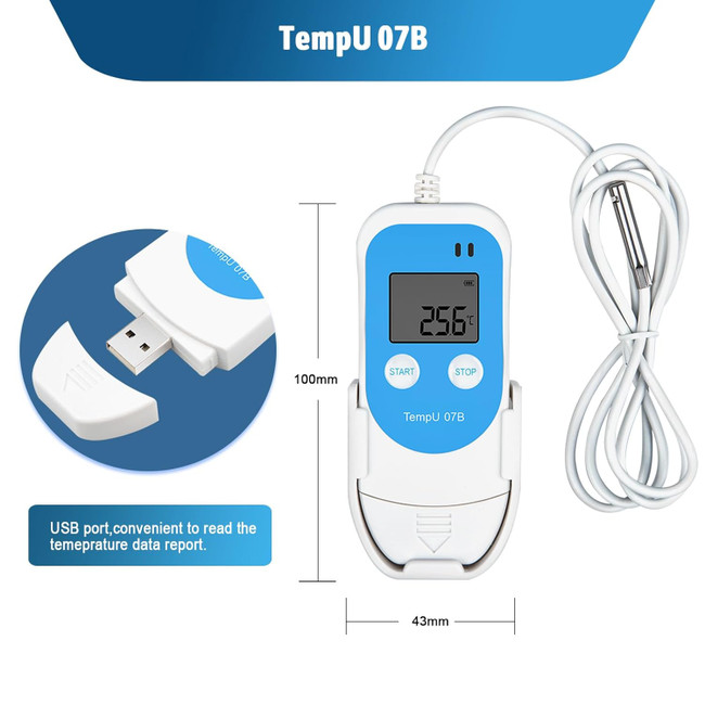 Tzone Temperature Humidity Data Logger ‎TempU07B