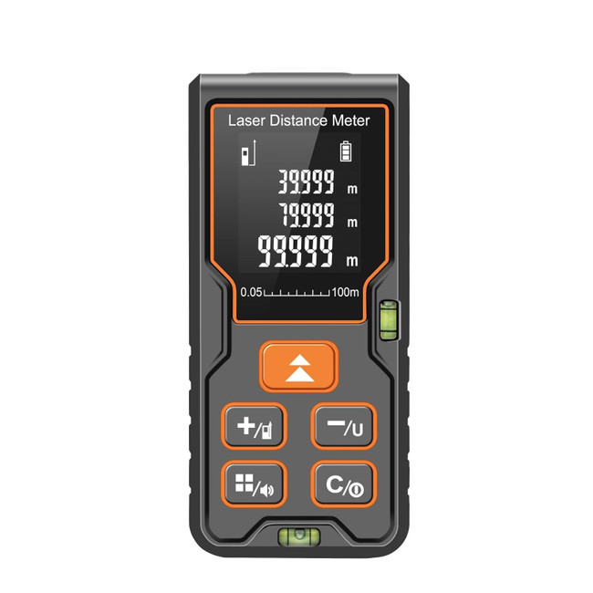 R-TEK Laser Distance Meter,120 Meters Range, Continuous Measurement, Distance, Volume & Area Measurement
