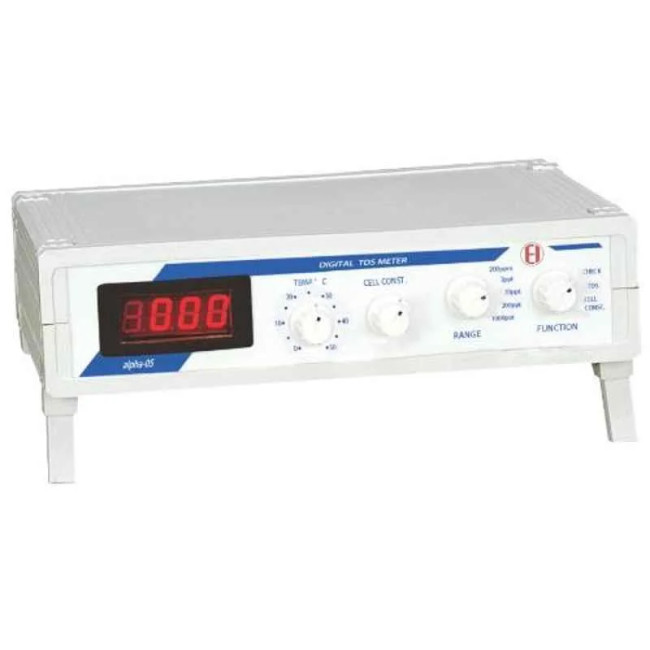 Digital TDS Meter alpha05 (Table Model) | Highly Stable & Accurate with 5 Ranges