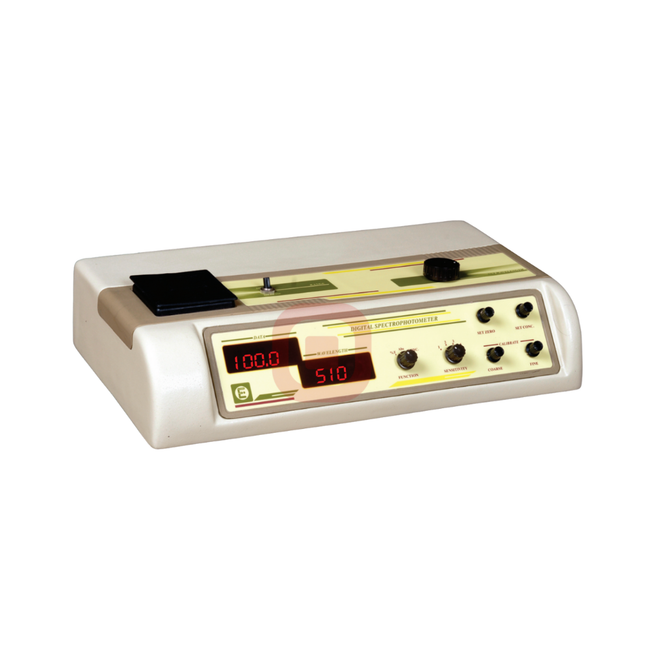 Electronics India Model 304 Digital Spectrophotometer | 340-960 nm Visible Range