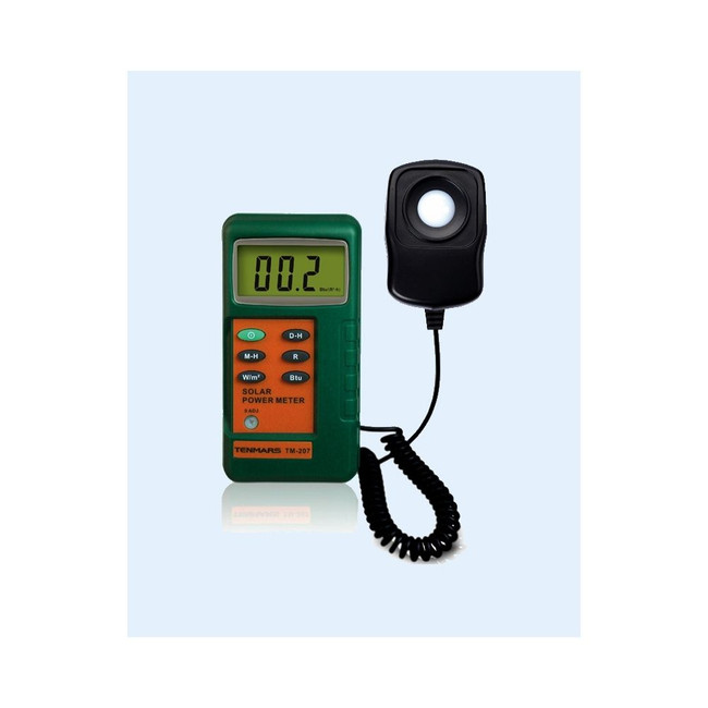Tenmars TM-207 Digital Solar Power Meter for Radiation & Transmission Measurement