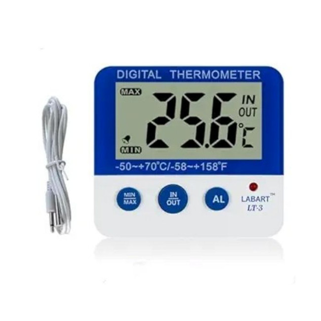 LABART LT-3 Digital Thermometer with Max Min Alarm(Minimum Order Quantity is 100 units)