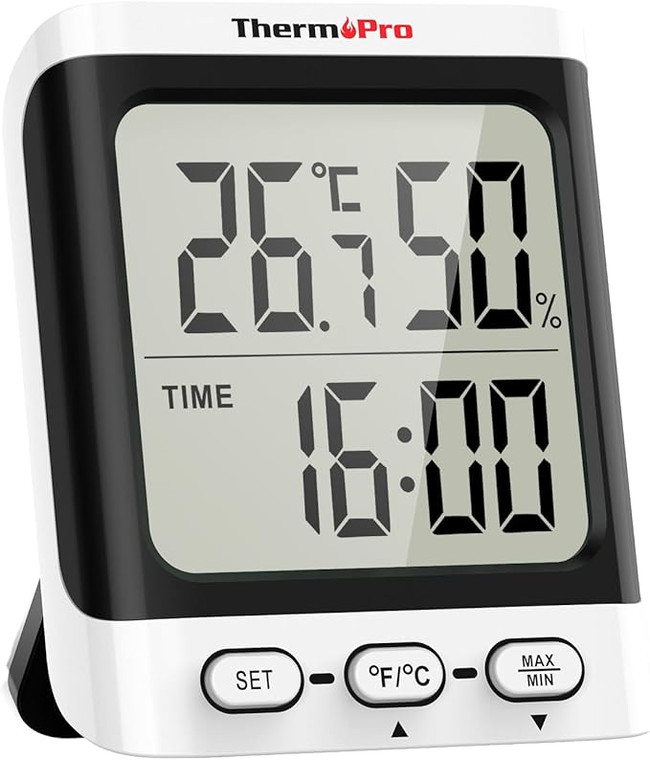 TP152 Digital Temperature and Humidity Monitor Digital Hygrometer with Temperature, Humidity