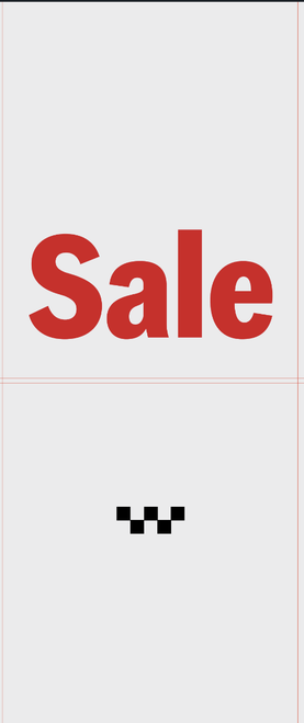 VANS SALE SECURITY GATE 170x65x8 cm