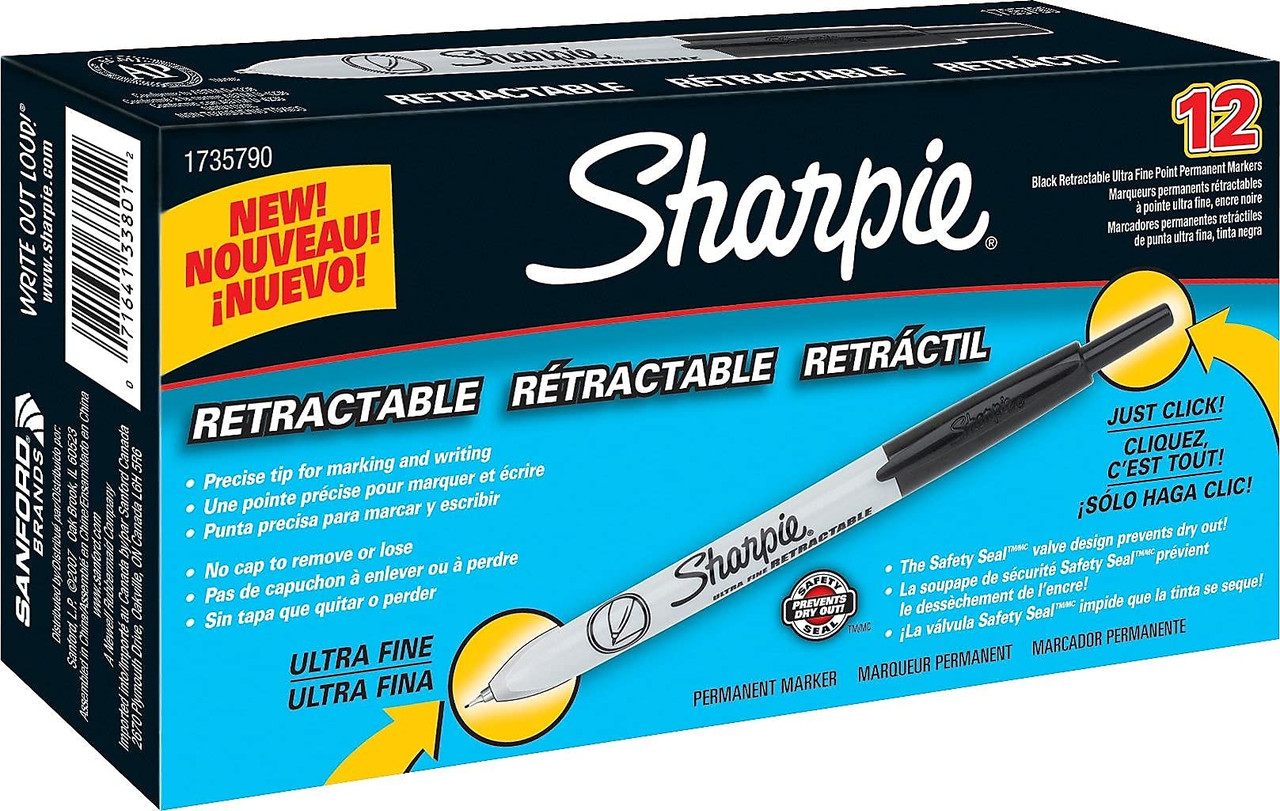 Sharpie Retractable Ultra Fine Point Permanent Marker