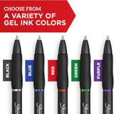 SHARPIE S-Gel, Gel Pens, Medium Point (0.7mm), Purple Gel Ink Pens, 12 Count