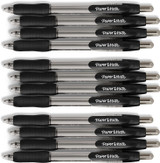 Paper Mate 89465 Profile Retractable Ballpoint Pens, Bold (1.4mm), Black, 12 Count (Package May Vary)