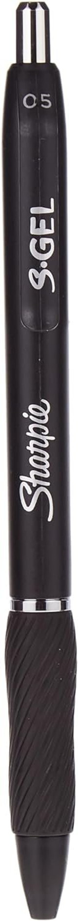 SHARPIE S-Gel, Gel Pens, Fine Point (0.5mm), Black Ink Gel Pen, 12 Count