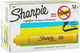SHARPIE Tank Style Highlighters, Chisel Tip, Yellow, 12 Count