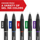 Sharpie S-Gel, Gel Pens, Medium Point (0.7mm), Assorted Colors, 8 Count