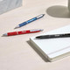 SHARPIE S-Gel, Gel Pens, Sleek Metal Barrel, Midnight Blue, Medium Point (0.7mm), Black Ink, 4 Count