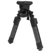 Allen Helix Polymer Bipod Low Tilt Stud Mount Black/gray