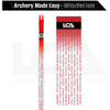 Last Chance Wrapworks Stock Archery Made Easy White/red Fade Precision Flex L-series