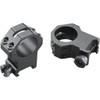 Weaver Classic 4hole Skeleton Rings Matte Black 1" Xxhigh Clamshell Pack
