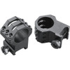 Weaver Classic 6hole Skeleton Rings Matte Black 1" Xxhigh Clamshell Pack