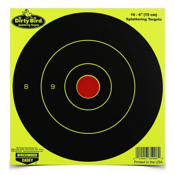 Dirty Bird 6 Inch Yellow Round Target