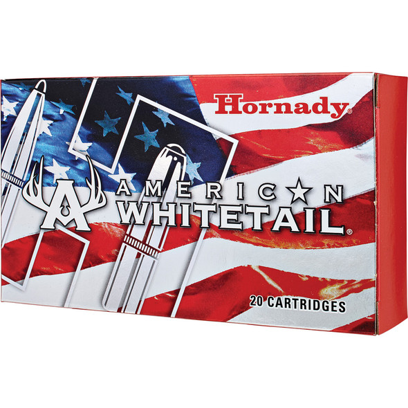 Hornady American Whitetail Rifle Ammo 6.5 Creedmoor 129 Gr. Interlock Spire Point 20 Rd.