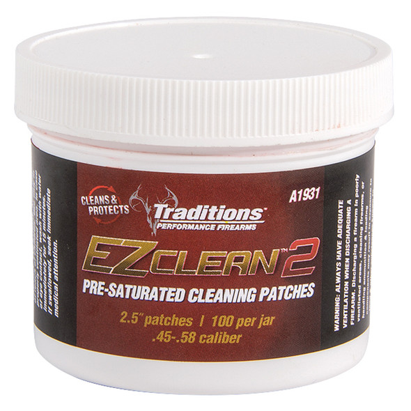 Traditions Ez Clean 2 Patches Pre-saturated 100 Pk.