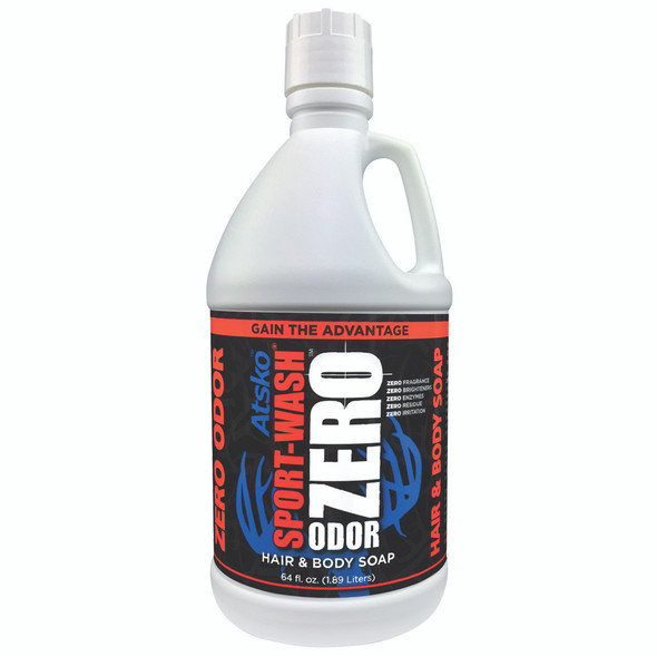 Atsko Zero Sport Wash Hair And Body Soap 64 Oz.
