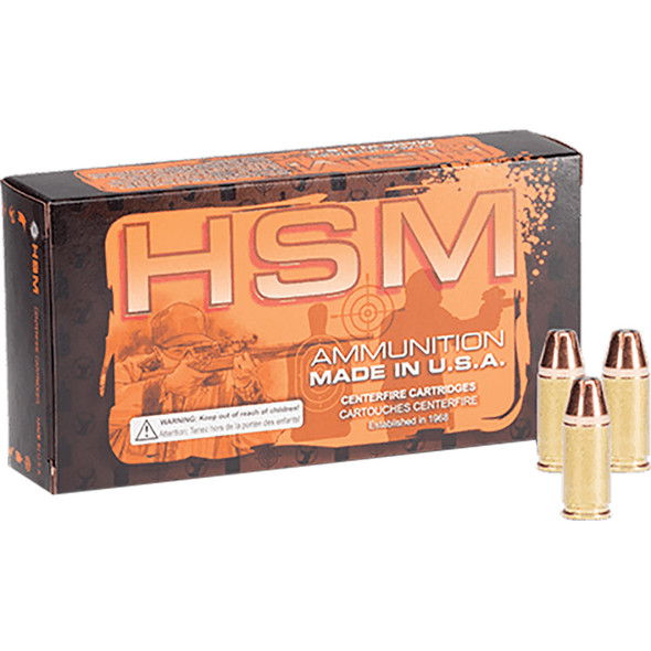 Hsm Self Defense Handgun Ammunition 44 Mag. Hp 300 Gr. 50 Rd.