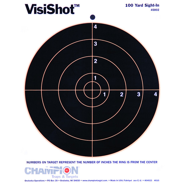 Champion Visishot Circle Target 8 In. 10 Pk