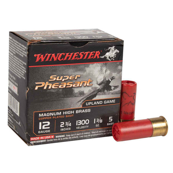 Winchester Super Pheasant Diamond Grade Load 12 Ga. 3 In. 5 Shot 25 Rd.