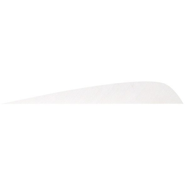 Gateway Parabolic Feathers White 5 In. Rw 12 Pk.