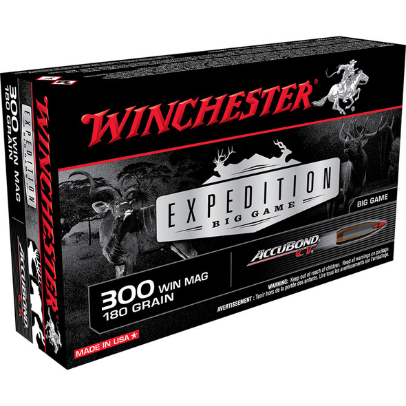 Winchester Expedition Big Game Long Range Ammo 7mm Rem. Mag. 168 Gr. Accubond Lr 20 Rd.