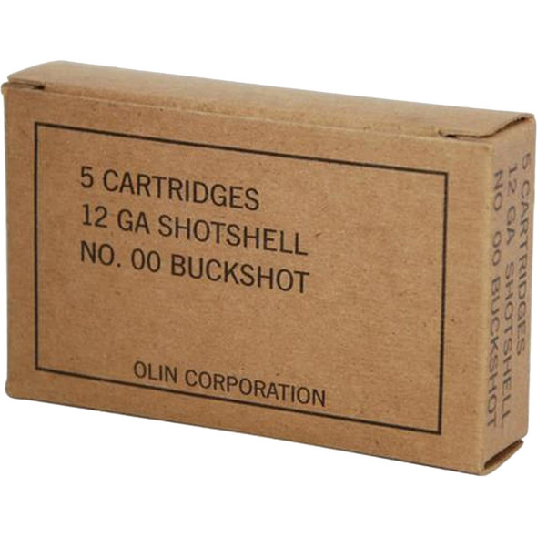 Winchester Military Grade Load 12 Ga. 2.75 In. 9 Pellets 00 Buck Shot 5 Rd.
