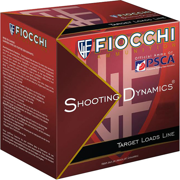 Fiocchi Shooting Dynamics Shotgun Loads 12 Ga. 2.75 In. 1 1/8 Oz. 1250 Fps 7.5 Shot 25 Rd.